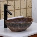 ELITE 1552 Oval Bronze Glaze Porcelain Ceramic Bathroom Vessel Sink - B01CAJJ162